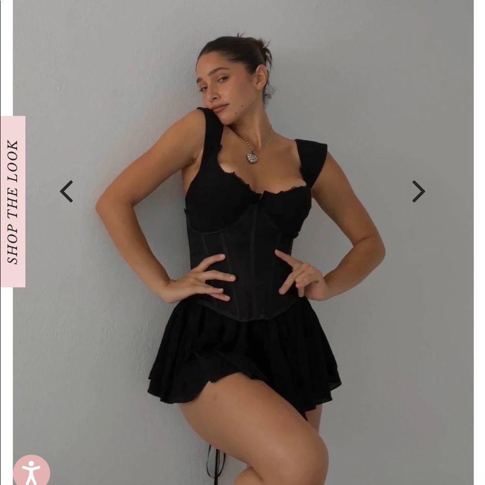 Vanessa Mooney Black Romper